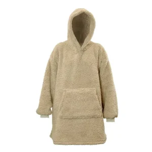 Unique Living Teddy Oversized Hoodie - Chateau Grey Günstig