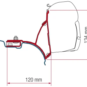 Aktuell Zweite Chance Fiamma F45 Adapter VW T5/T6 Transporter Multivan