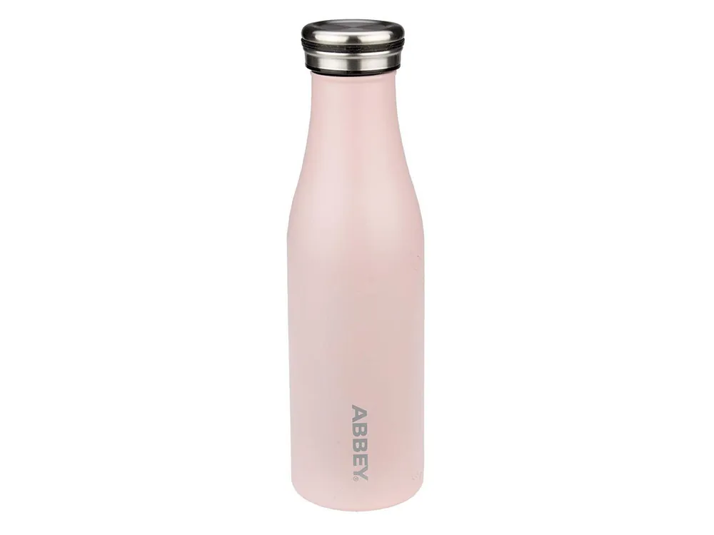 Zertifiziert Abbey Camp doppelwandige rosa Trinkflasche