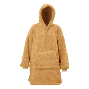 Unique Living Teddy Oversized Hoodie - Latte Online Kaufen