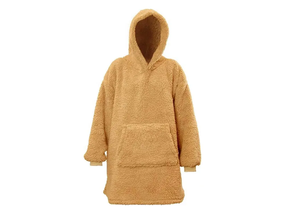Unique Living Teddy Oversized Hoodie - Latte Online Kaufen
