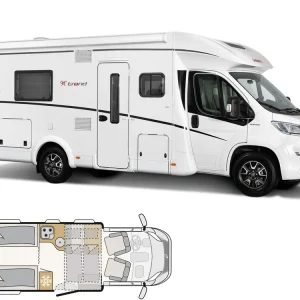 Dethleffs Trend T7017 EB 2023 Wohnmobil Schneller Versand