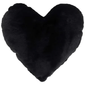 Günstig Unique Living 45 x 35 cm Kissenherz - Black
