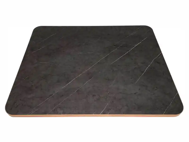 Zertifiziert 95 x 75 cm Marmoroptik Tischplatte