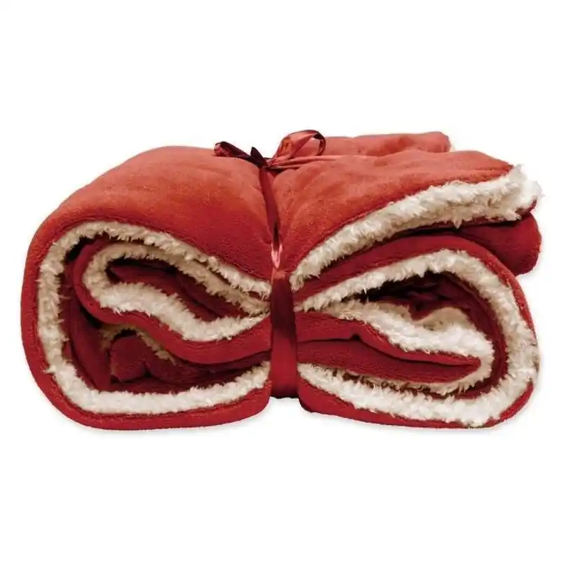 Unique Living Lars 150 x 200 cm Plaid - Coral Red Nur Heute