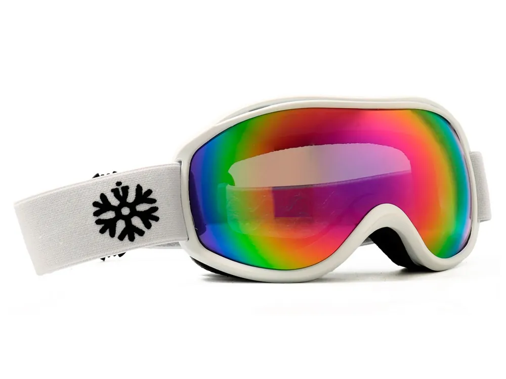 IVOL Weiß Rosa Spiegelglas Skibrille Must-Have