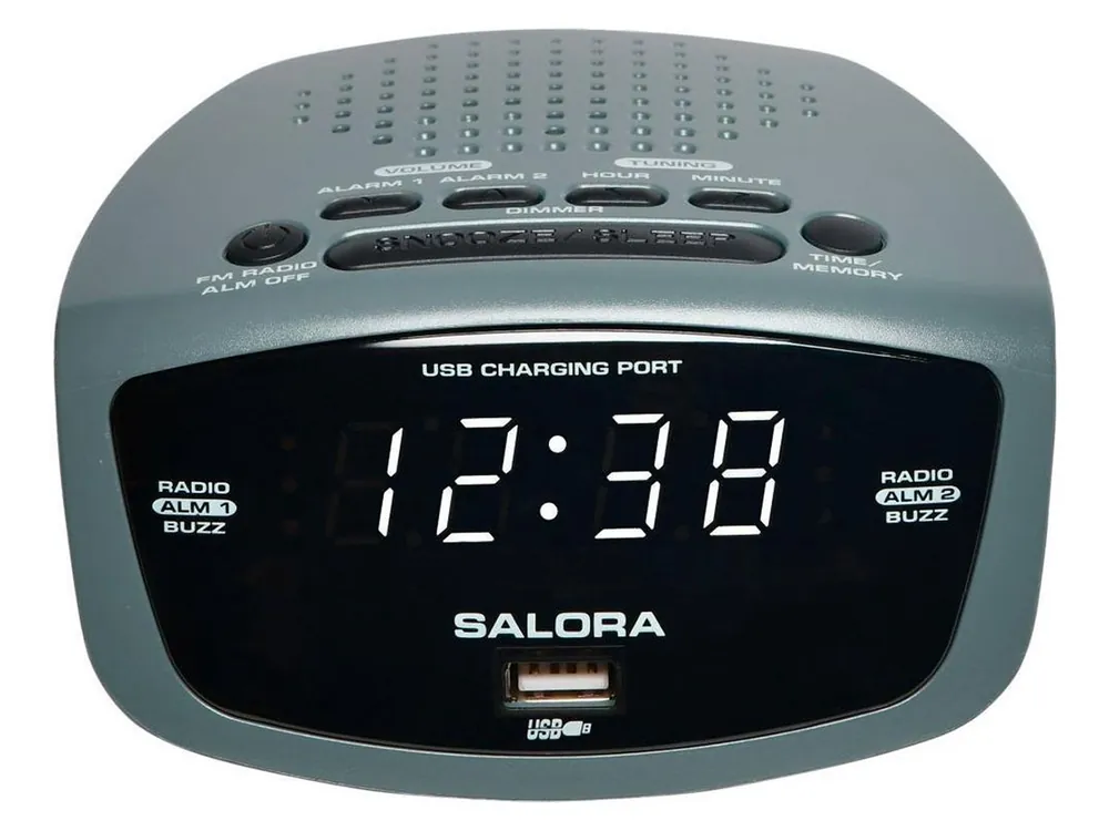 Salora CR627USB Uhrenradio mit Wecker Billig