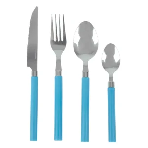 Bo-Camp 4-teiliges Besteckset - Blue Sonderangebot