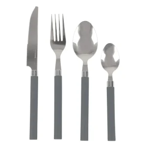 Bo-Camp 4-teiliges Besteckset - Grey Billig