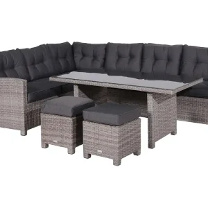 Outdoor Feelings Blue Dining Loungeset Heißes Angebot