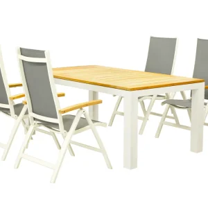 Zertifiziert Outdoor Feelings Bianco Oviedo Diningset