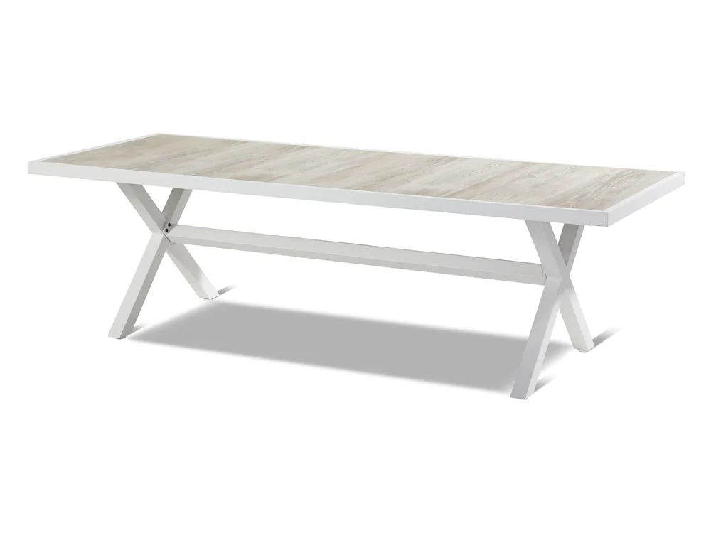 Hartman Canterbury White 247 x 96 Gartentisch Knallerangebot