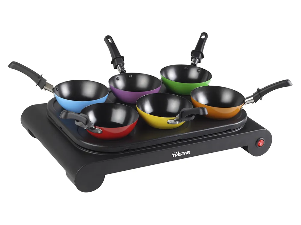 Tristar Wok-Set bunte Pfännchen Highlight