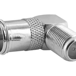 Mega-Angebot Schwaiger abgewinkelter F-Stecker-Schnellkupplung