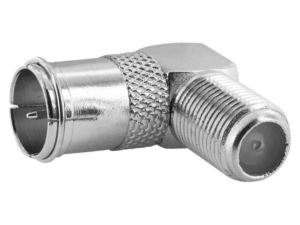 Mega-Angebot Schwaiger abgewinkelter F-Stecker-Schnellkupplung