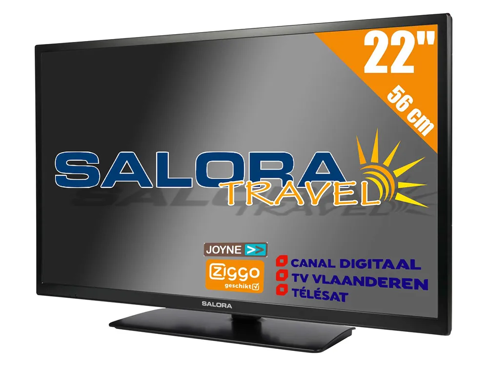 Highlight Salora LED-TV mit eingebautem Triple-Tuner - 22 Inch