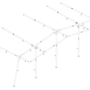Ventura Standard 250 Prenox G19 - G20 Vorzeltgestänge Angebot
