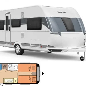 Versand Am Gleichen Tag Hobby De Luxe 495 UL Wohnwagen