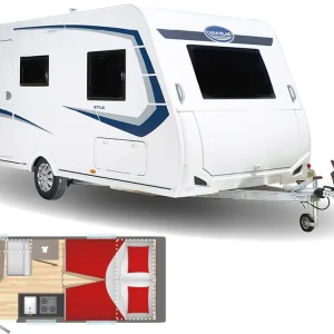 Caravelair Alba Style 472 Wohnwagen Preiswert