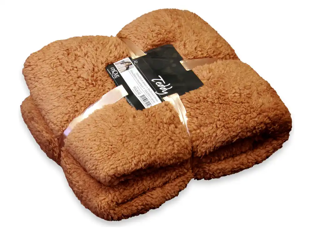 Nur Für Kurze Zeit Unique Living Teddy Decke - Hazel Brown