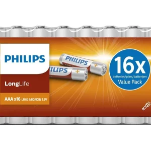 Versand Am Gleichen Tag Philips LongLife AAA Batterien - 16 Stück
