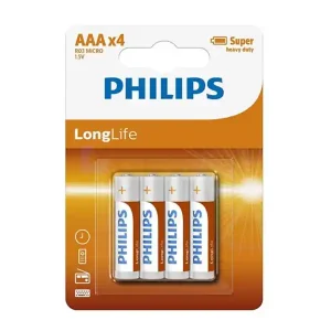 Philips LongLife AAA Batterien - 4 Stück Must-Have