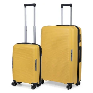 TravelZ Swinger 2-teilige Kofferset - Yellow Markenprodukt