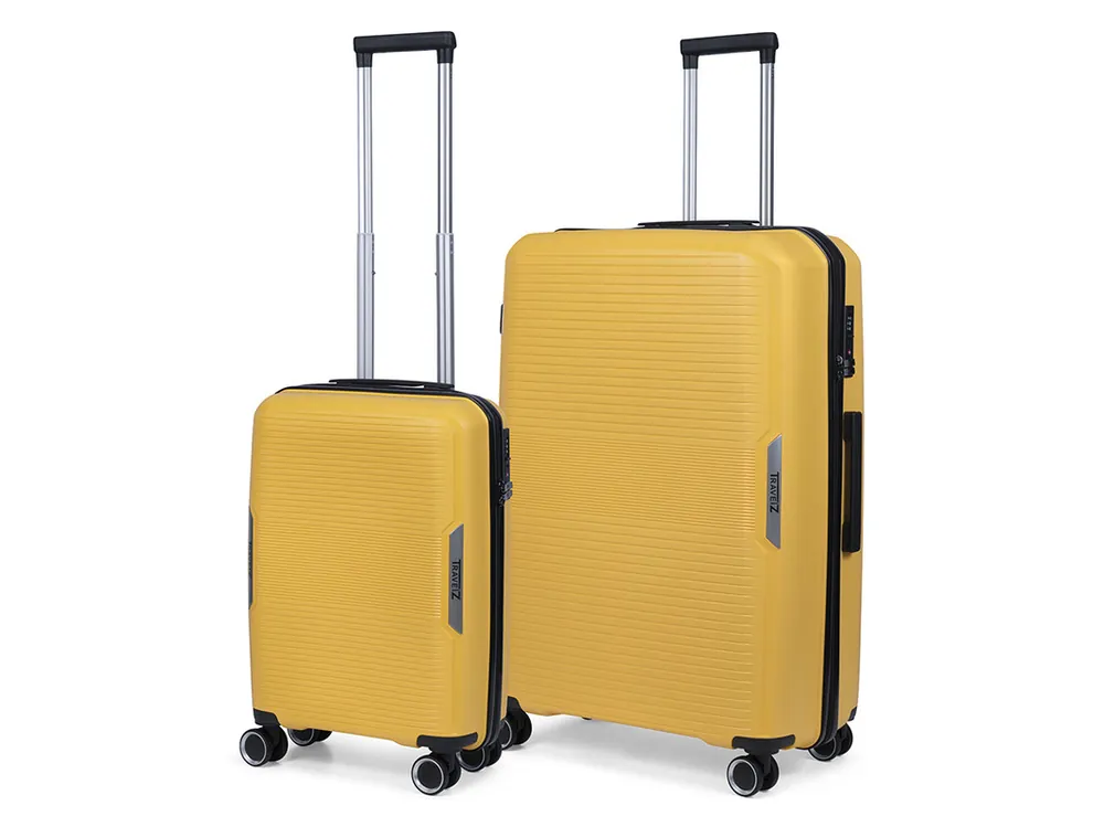 TravelZ Swinger 2-teilige Kofferset - Yellow Markenprodukt