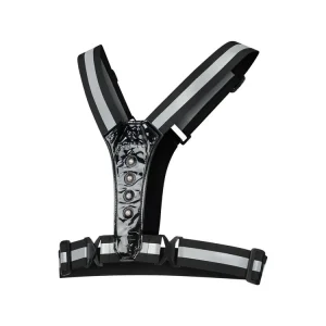 Markenprodukt Rogelli LED-Sicherheitsweste - Schwarz