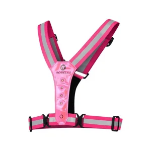 Rogelli LED-Sicherheitsweste - Rosa Markenprodukt