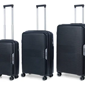 Bestseller TravelZ Swinger 3-teiliges Kofferset - Black