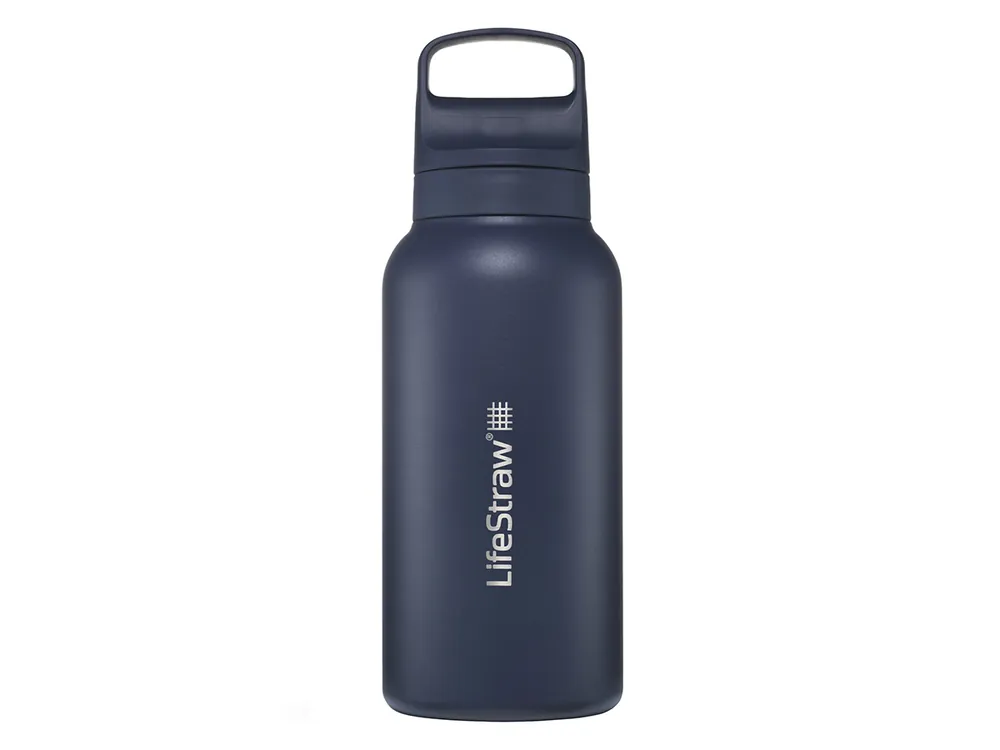 Lifestraw GO Stahl 1-Liter-Wasserflasche mit Filter - Bleu Nur Heute