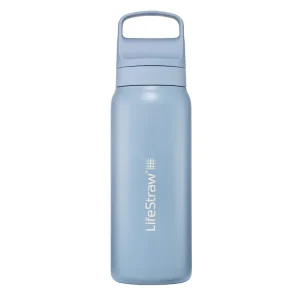Neu Lifestraw Go 700 ml Wasserflasche mit Filter - Blue