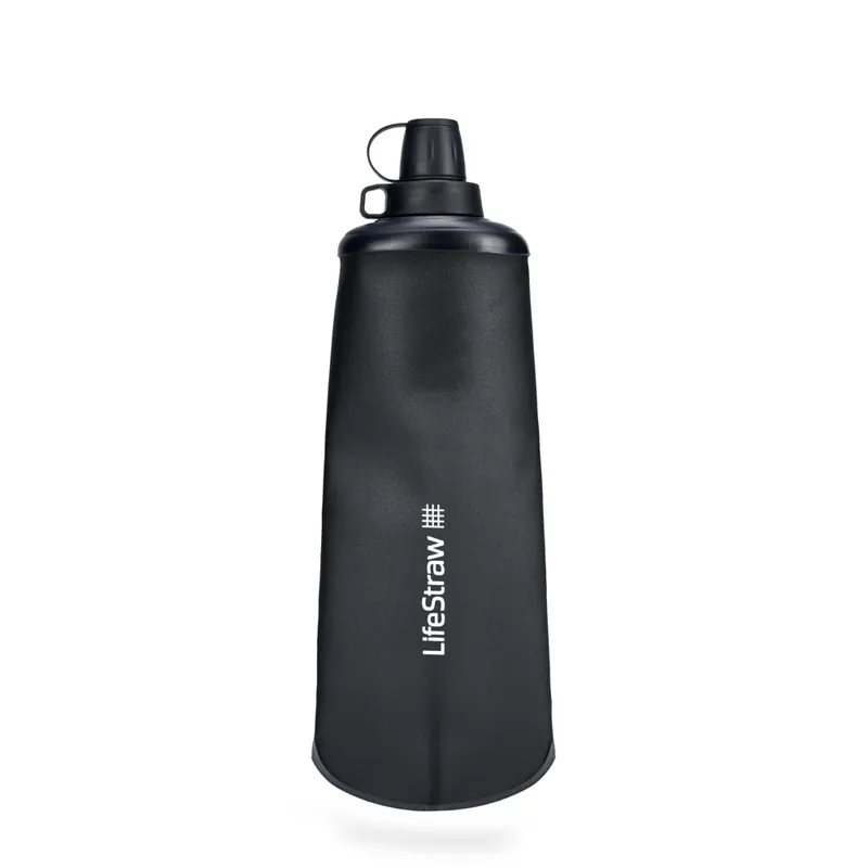 Echt LifeStraw Peak Collapsible Bottle 1L - Dark Grey