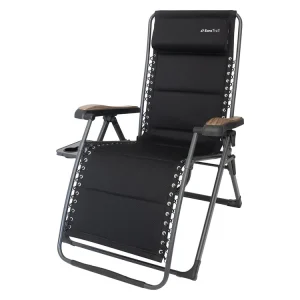 Versand Am Gleichen Tag Eurotrail Majestic 3D Mesh Relaxstuhl - Black