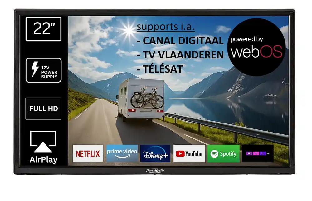 Nur Heute Reflexion LED22IBT Camping Smart TV LED Fernseher