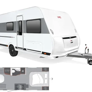 Schneller Versand LMC Style 450 D Special Edition 2025 Wohnwagen