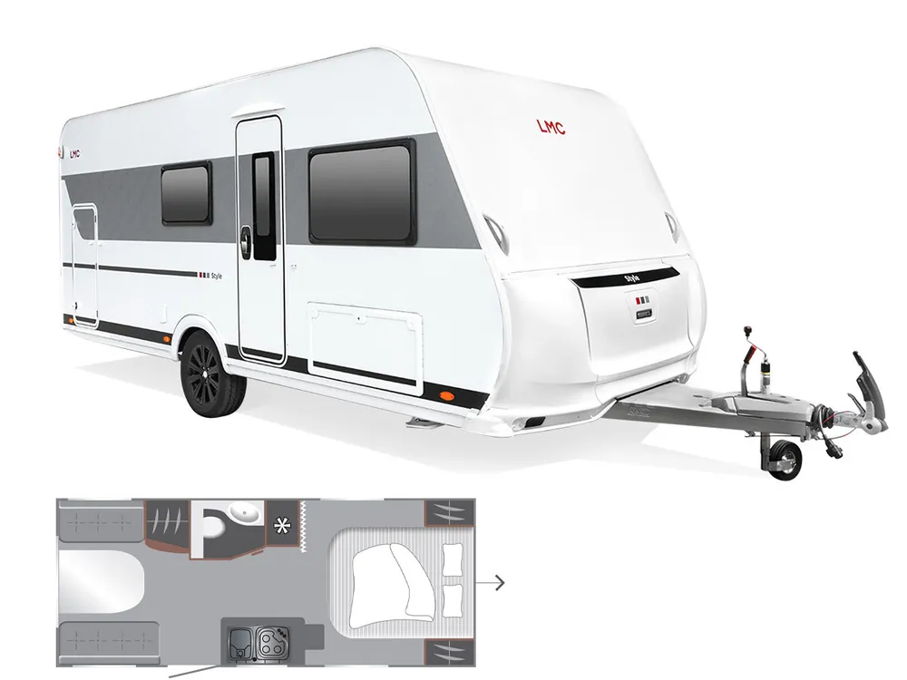 Schneller Versand LMC Style 450 D Special Edition 2025 Wohnwagen