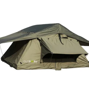 Bestpreis OutdoorU Expedition 4 Pers Dachzelt inkl. Leiter & Cover - Grün