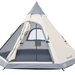 Neue Kollektion Skandika Lavvu 335 Protect Tipi-Zelt - Beige