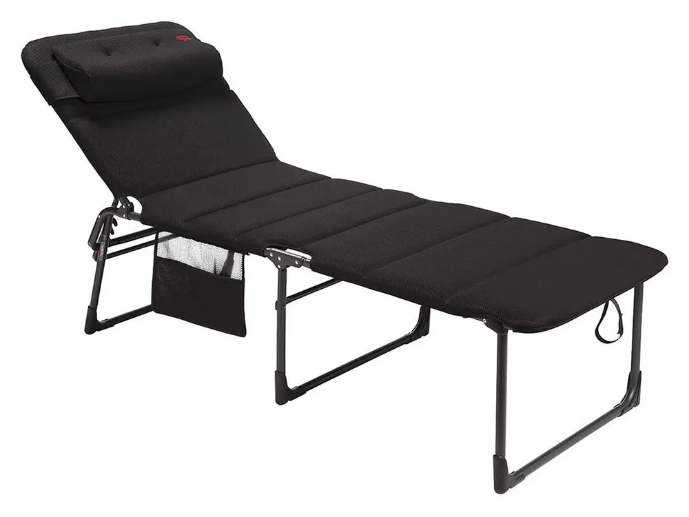 Crespo AP-363 Air-Deluxe Liegestuhl - Black Wochenendangebot