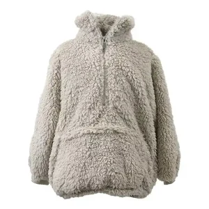 Unique Living Kids Willow oversized hoodie - Chateau Grey Schnäppchen