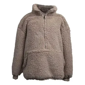 Solange Der Vorrat Reicht Unique Living Willow oversized Hoodie - Taupe