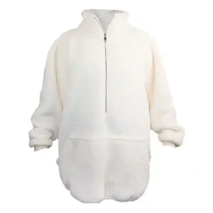Günstig Unique Living Willow Long oversized Hoodie - Dove White