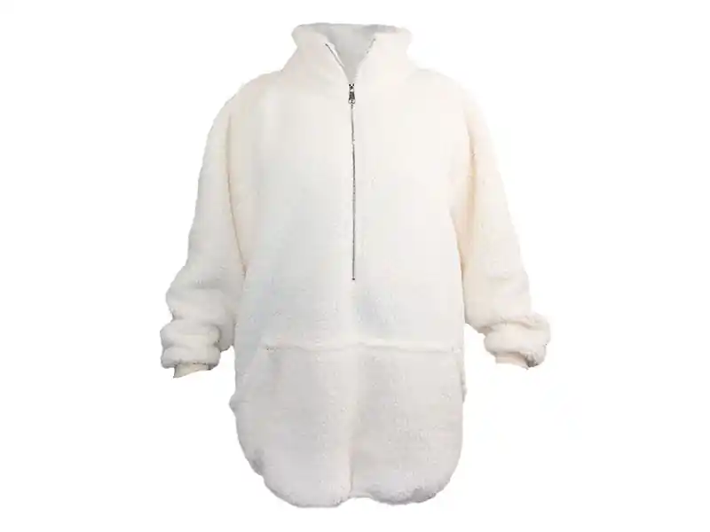 Günstig Unique Living Willow Long oversized Hoodie - Dove White