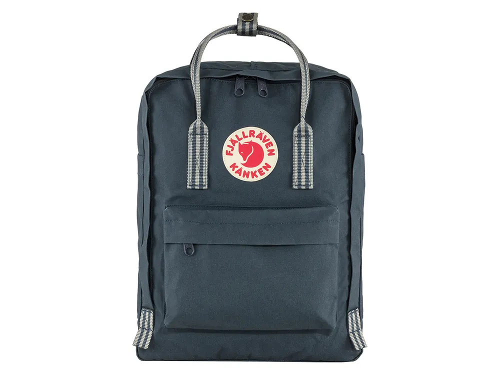 Rabatt Fjallraven Kånken Rucksack - Navy Stripes