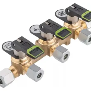 Aktuell GOK SSV 8 mm Dreifach-Schnellschlussventil