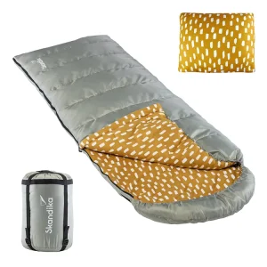 Skandika Dundee Sleepyhead L Schlafsack mit Kopfkissen - Silver Preiswert