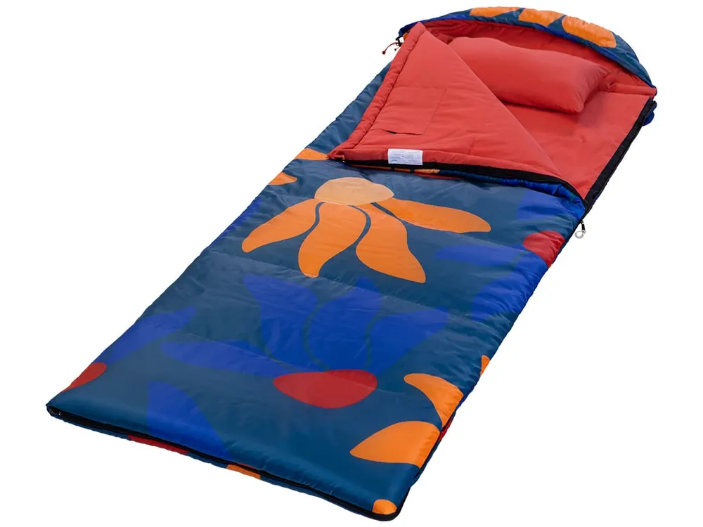 Letzte Chance Skandika Sovro Flex 190+30 Deckenschlafsack - Fiery Garden