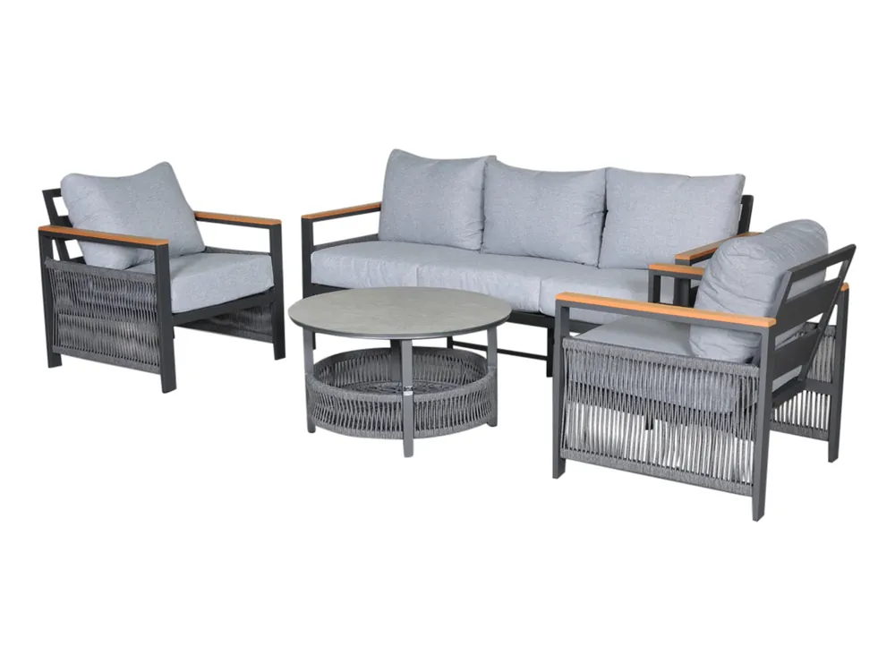 Neue Ware Outdoor Feelings Andora Sessel-Sofa-Loungeset